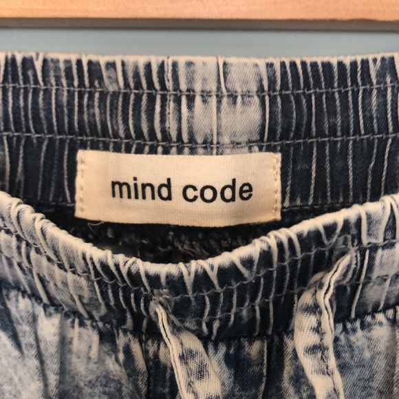 MIND CODE DRAWSTRING CHAMBRAY PANTS SIZE S - Picture 9 of 11